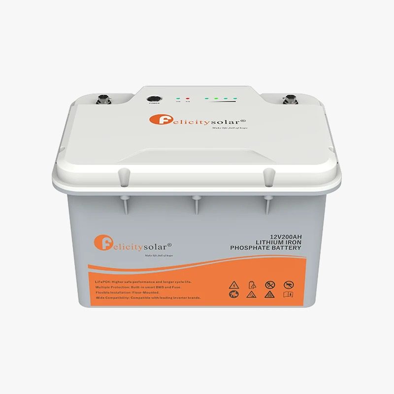 Felicity Solar 12.8V 200Ah 2.56kWh LiFePO₄ Lithium Battery with Smart BMS - Image 3