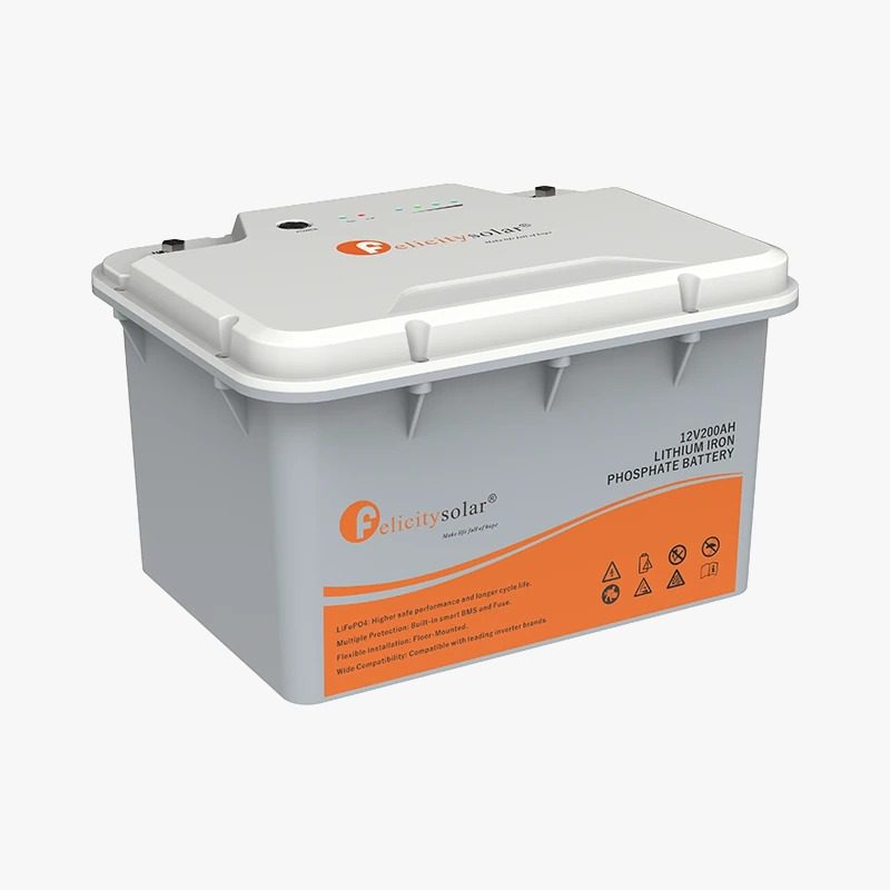 Felicity Solar 12.8V 200Ah 2.56kWh LiFePO₄ Lithium Battery with Smart BMS - Image 2
