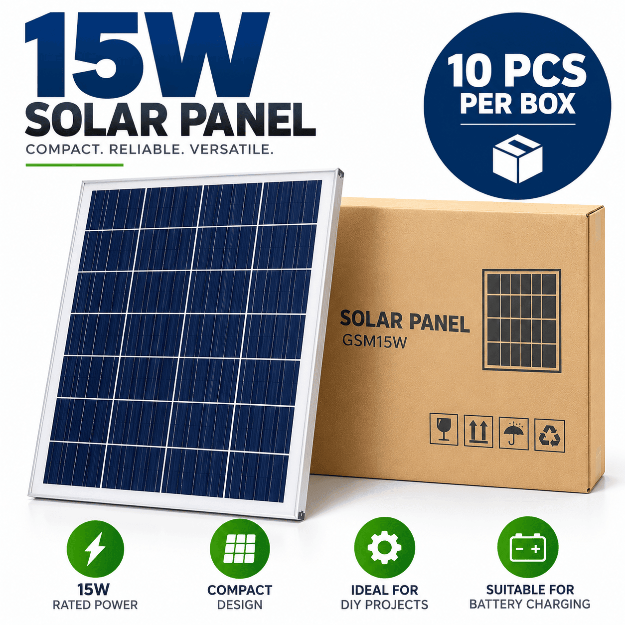 15W Solar Panel - Image 2